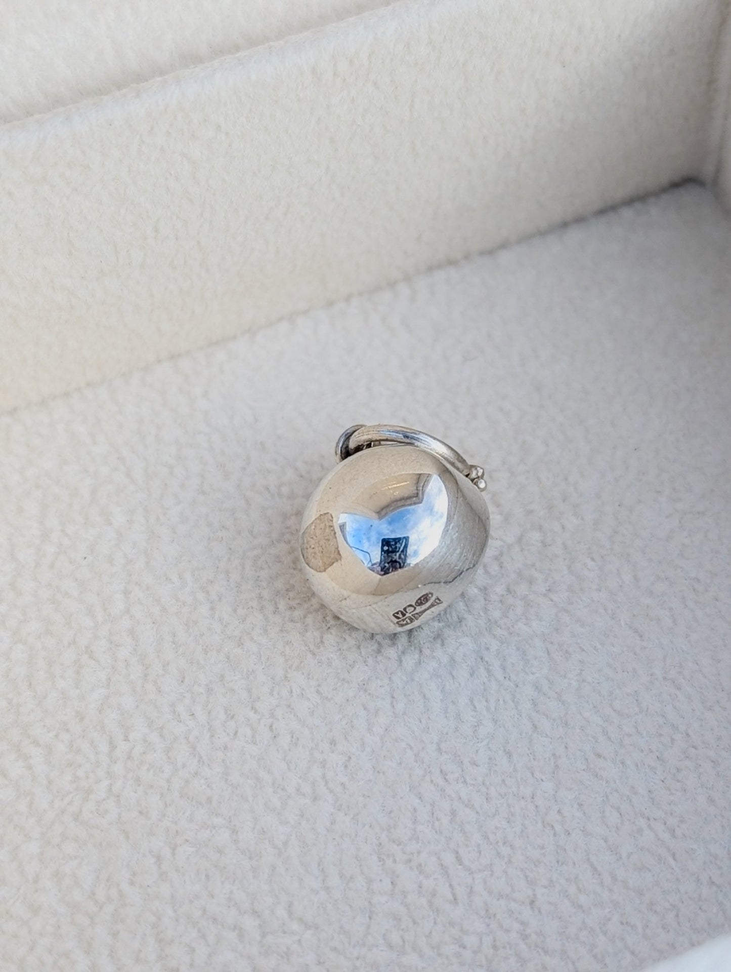 Blue Sea Glass Necklace in Sterling SilverNecklacesBooblinka Jewellery