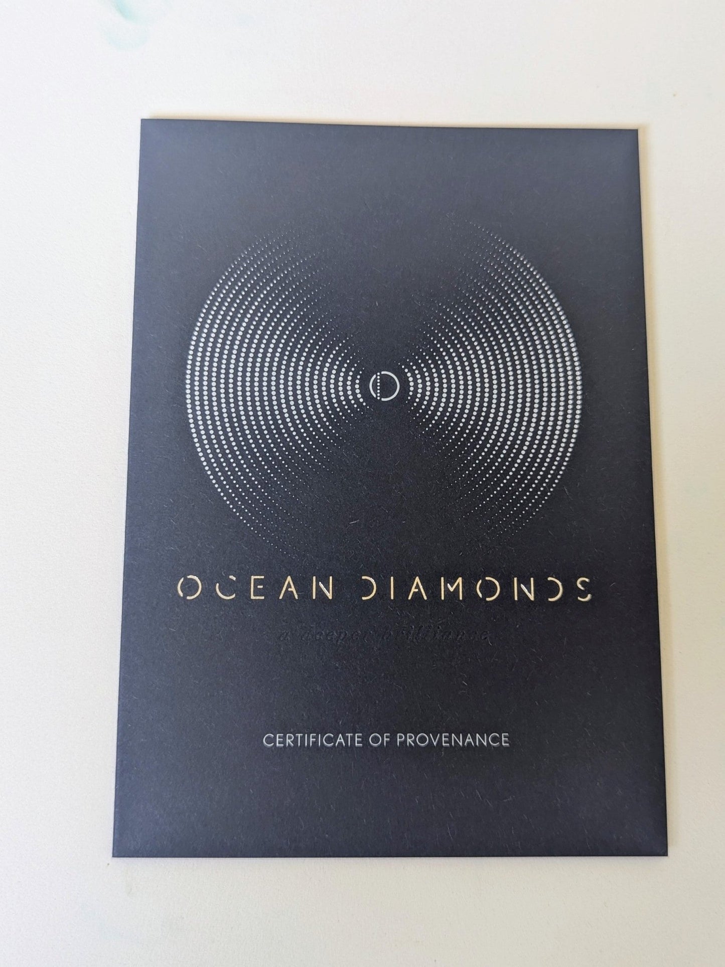 Gold Spinning Necklace with Ocean Diamonds - Ready to ShipNecklacesBooblinka Jewellery