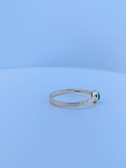 (Copy) 9 - Carat Gold Green Sea Glass RingBooblinka Jewellery