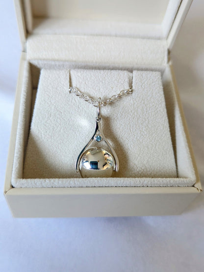 Silver Spinning Pendant Necklace – Made to OrderNecklacesBooblinka Jewellery