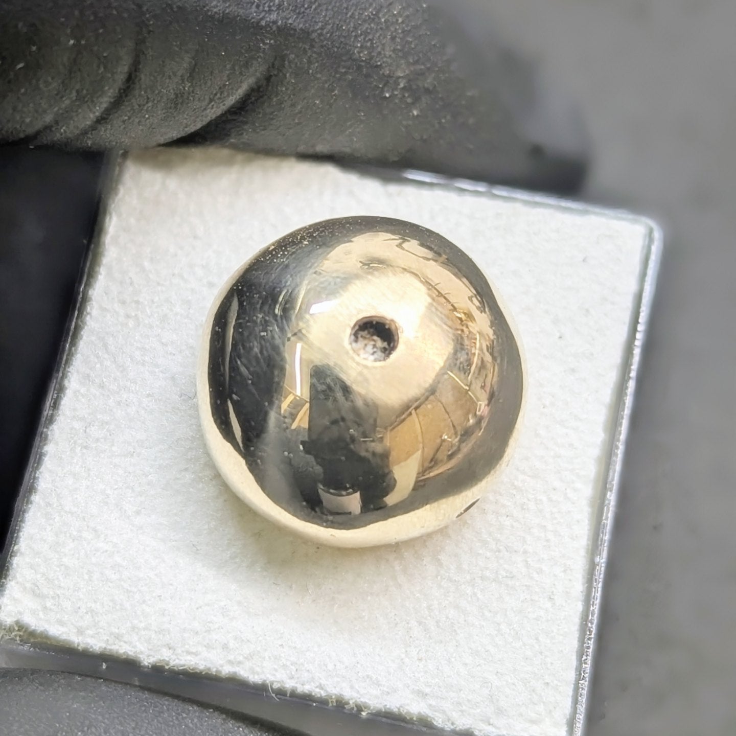 Spherical Spinning Necklace in Solid Gold - Made to Order, Personal or Memorial JewelleryNecklacesBooblinka Jewellery