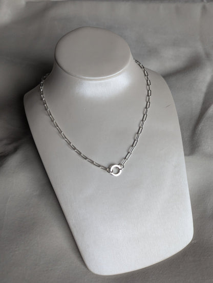 Sterling silver Paperclip Necklace for Pendants & CharmsNecklacesBooblinka Jewellery