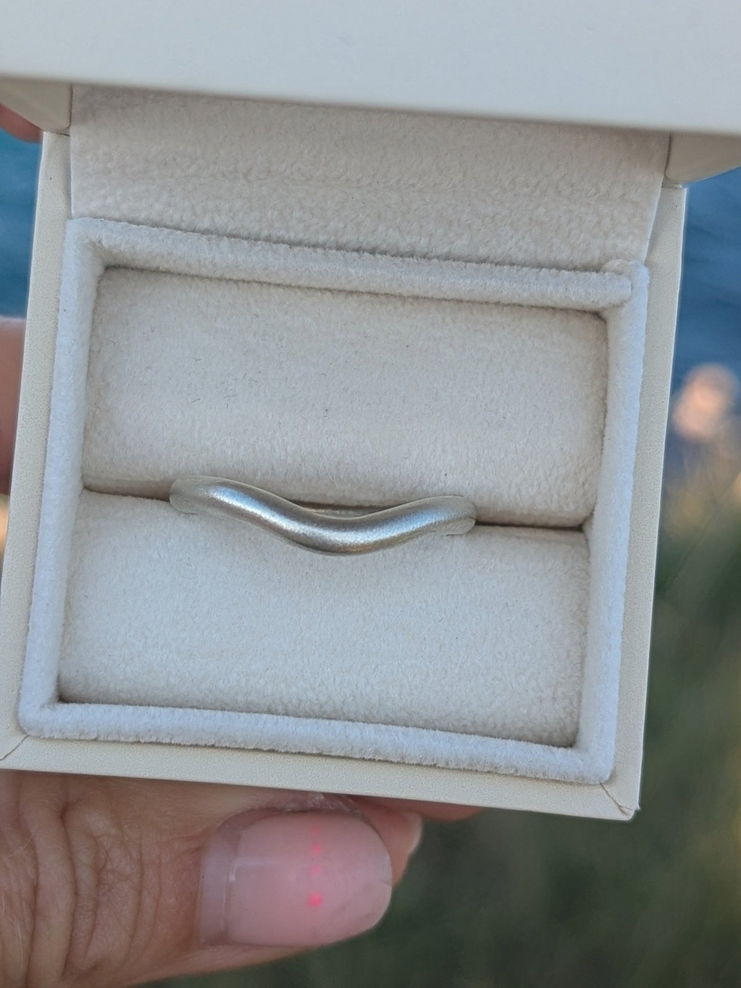 Sterling Silver Wave Ring – Matte FinishRingsBooblinka Jewellery