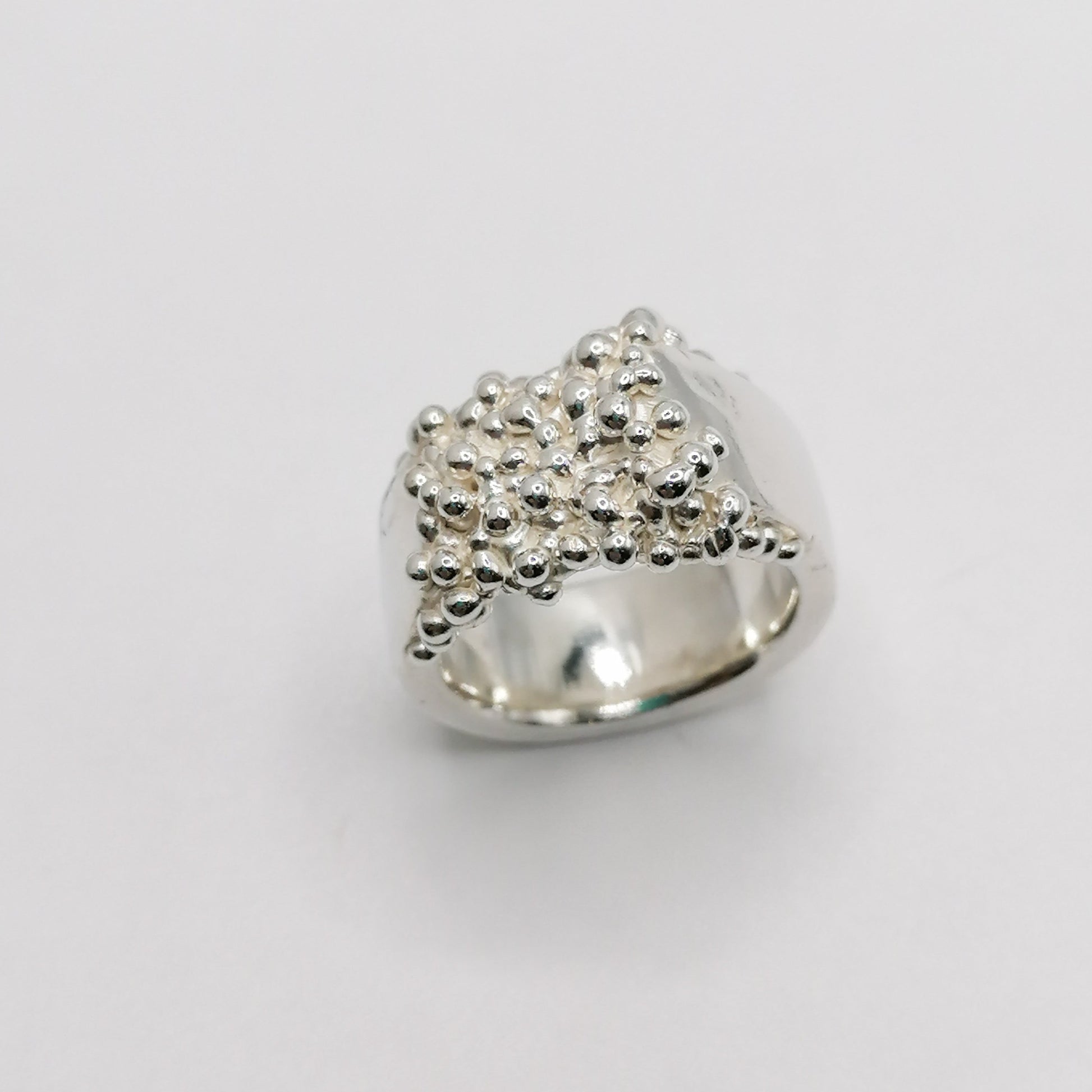 Silver Chunky Bubble Ring Booblinka Jewellery