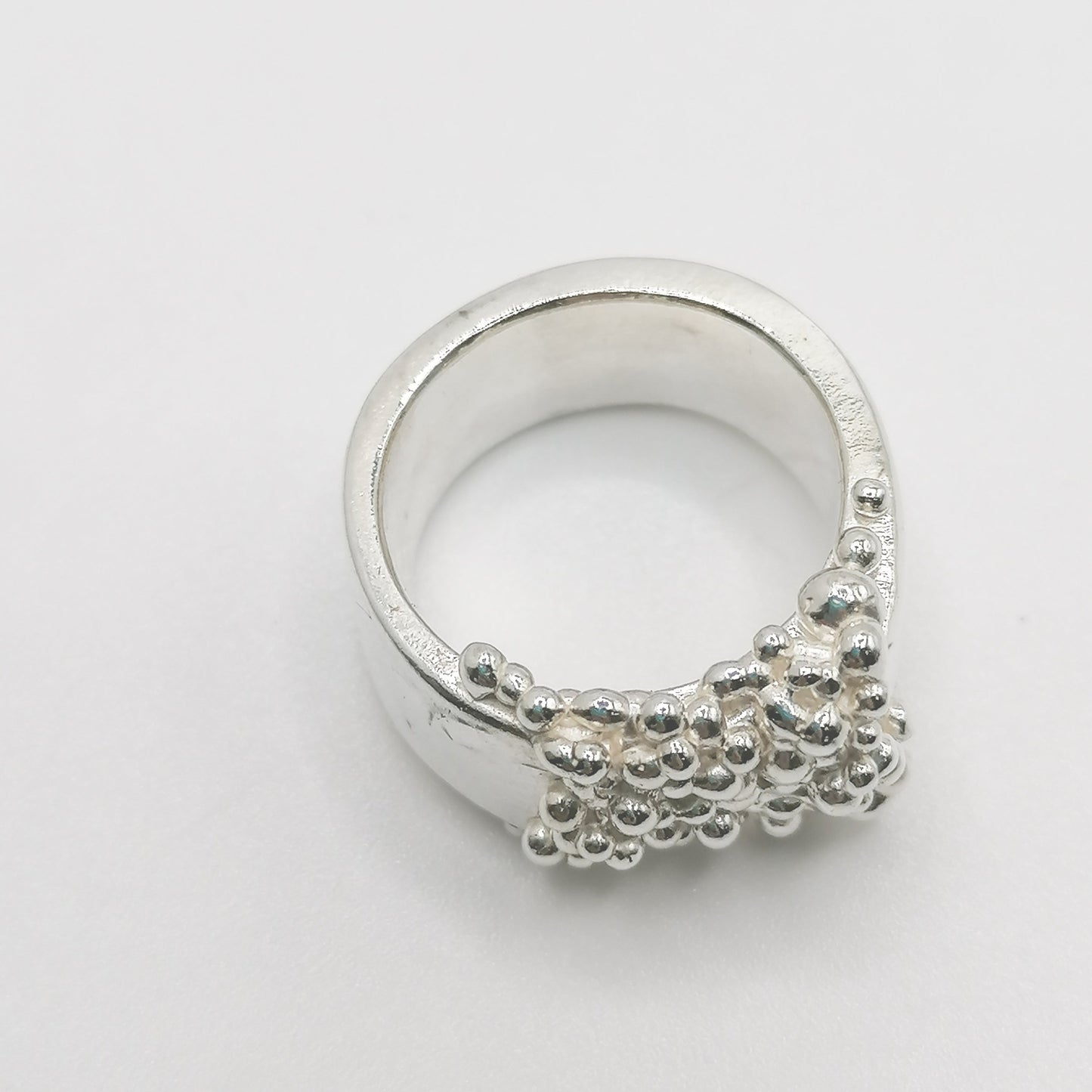 Silver Chunky Bubble Ring Booblinka Jewellery