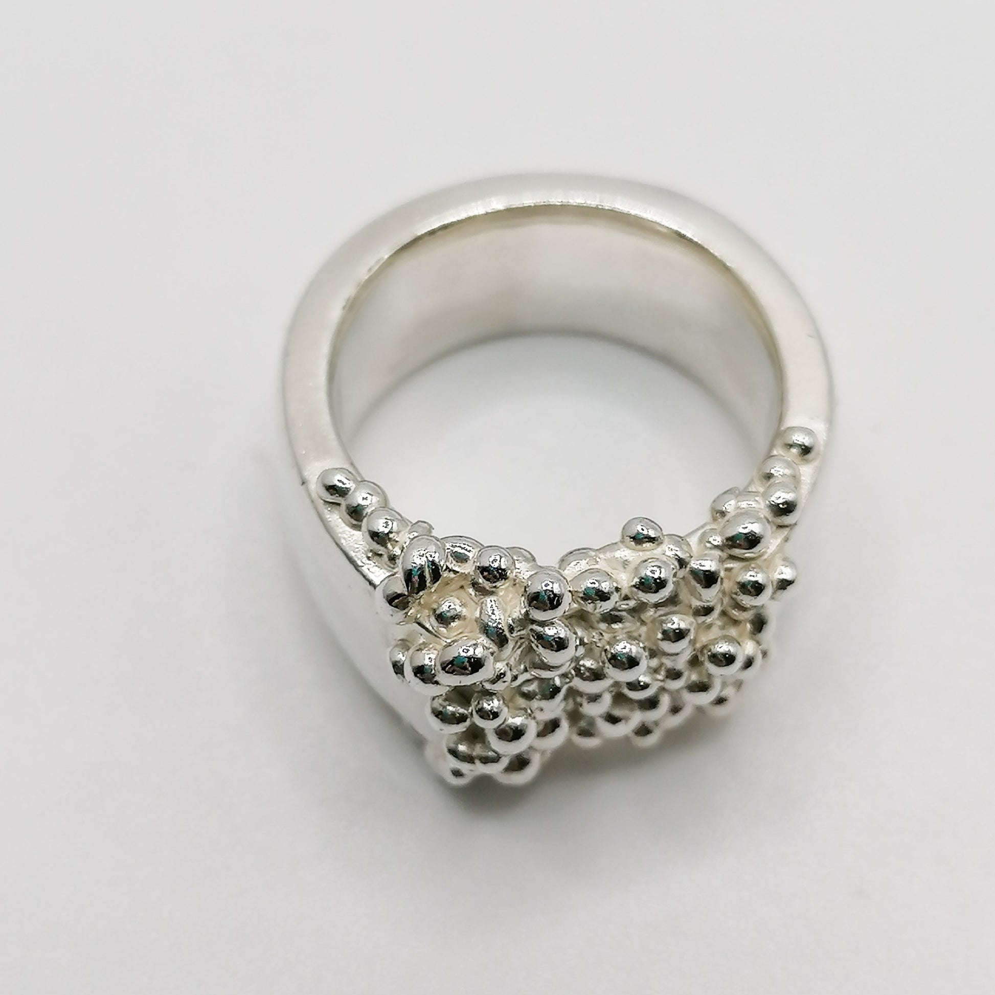 Silver Chunky Bubble Ring Booblinka Jewellery