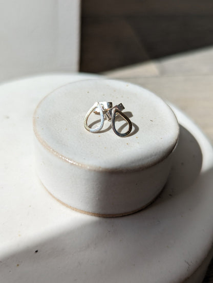 Glamorous Drops: Gold and Silver Teardrop Stud EarringsEarringsBooblinka Jewellery