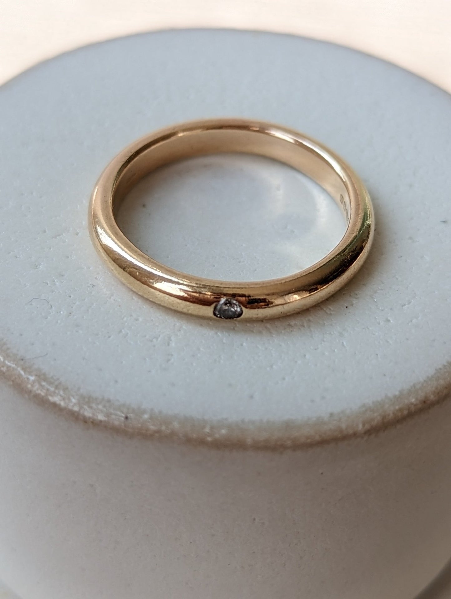 9ct Yellow Gold Salt & Pepper Diamond Ring - Booblinka Jewellery