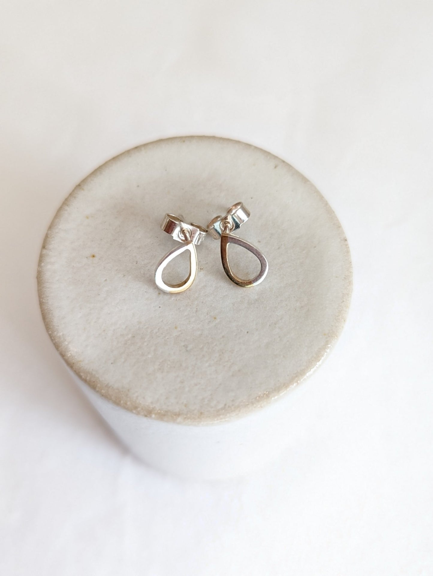 Glamorous Drops: Gold and Silver Teardrop Stud Earrings - Booblinka Jewellery