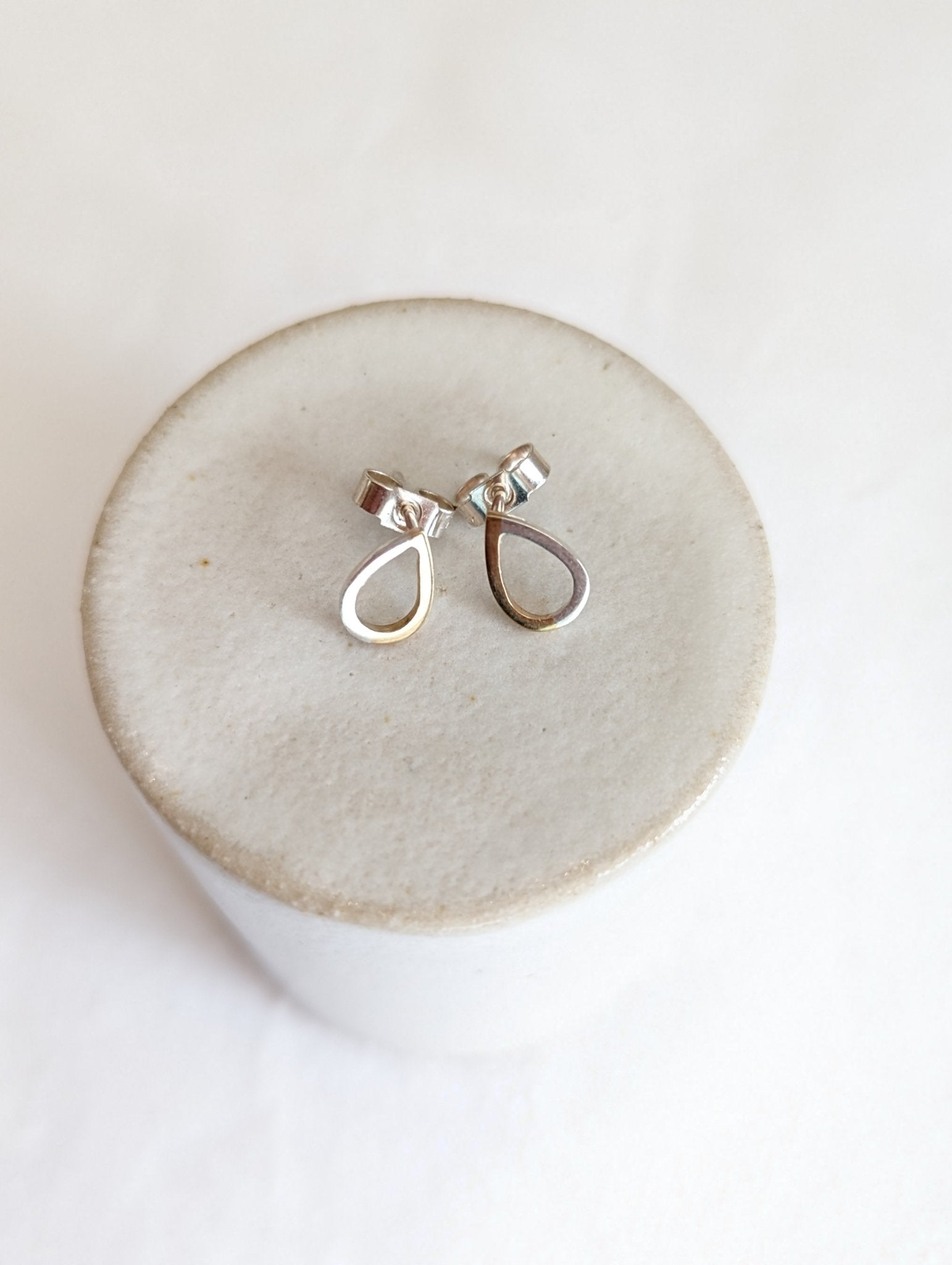 Glamorous Drops: Gold and Silver Teardrop Stud EarringsEarringsBooblinka Jewellery