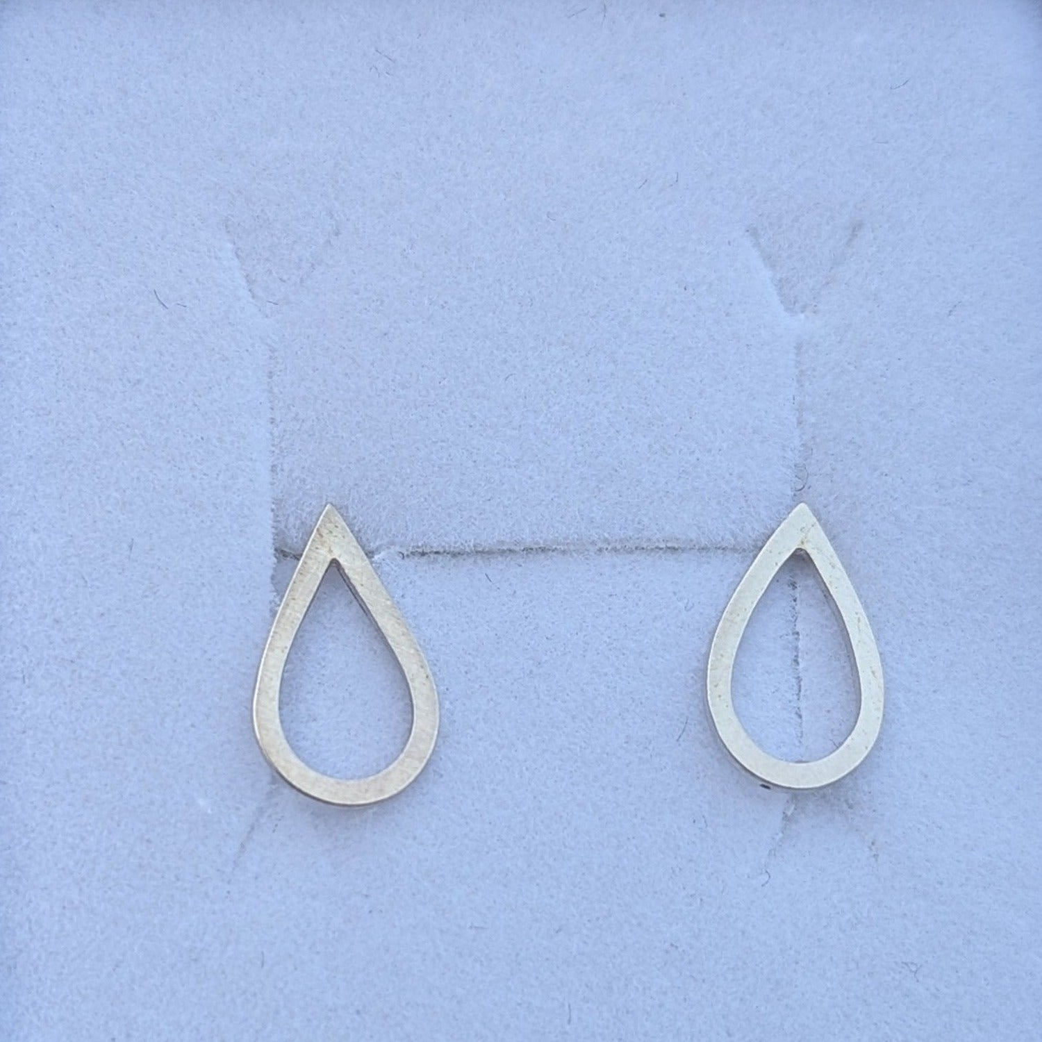 Silver Teardrop Stud EarringsEarringsBooblinka Jewellery